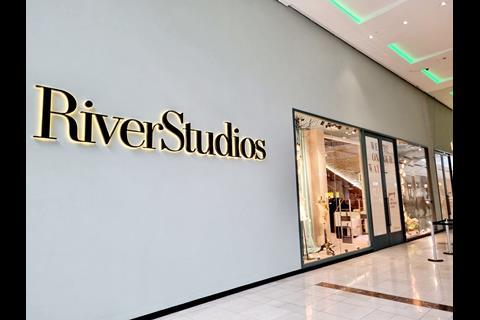 Exterior of River Island's River Studios store in Derby
